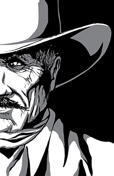 Cowboy from "Graphic Transmissions" by Daniel Marron