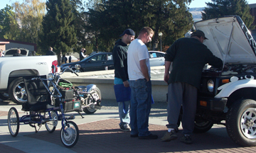 Image from National Alternative Fuel Vehicle Day on Oct. 15 at the Wenatchee campus