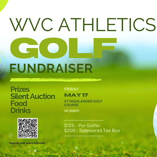 WVC Athletics Golf Fundraiser on May 17
